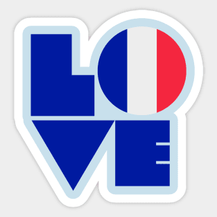 Show your LOVE for France Sticker